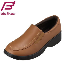 バイオフィッター レディース biofitter BFL-001K レディース靴 3E相当 カジュアルシューズ スリッポン 抗菌 防臭 小さいサイズ対応 大きいサイズ対応 キャメル