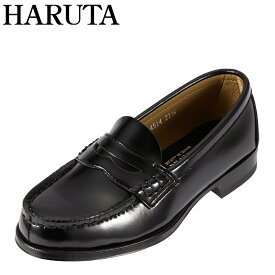 ハルタ HARUTA 4514 レディース靴 靴 シューズ 2E相当 ローファー 学生靴 通学 学生 靴 黒 日本製 国産 大きいサイズ 対応 ブラック