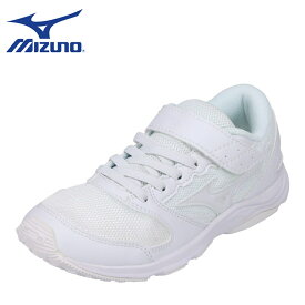 ミズノ MIZUNO K1GM214101 キッズ靴 子供靴 靴 シューズ 2E相当 スポーツシューズ ランニングシューズ TRANSDASH3(BELT) 限定 オリジナル ホワイト×ホワイト