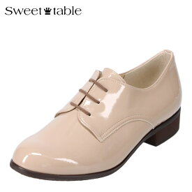 スウィートテーブル Sweet table SW1835 レディース靴 靴 シューズ 2E相当 カジュアルシューズ 日本製 国産 マニッシュシューズ エナメル 艶感 オークエナメル調