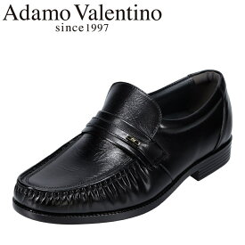ビジネスシューズ 本革 メンズ靴 靴 シューズ ヤギ革 アーチクッション インソール 小さいサイズ対応 アダモヴァレンチノ Adamo Valentino AV101 ブラック