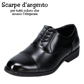 スカルぺ ダルジェント Scarpe d`argento 871 メンズ靴 靴 シューズ 5E相当 ビジネスシューズ ストレートチップ 5E 幅広 小さいサイズ対応 大きいサイズ対応 ブラック