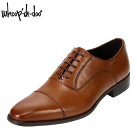フープディドゥ whoop'-de-doo' 304101 メンズ靴 靴 シューズ 2E相当 ビジネスシューズ 本革 レザー 日本製 国産 屈曲性 歩きやすい ブラウン