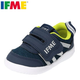 イフミー IFME 20-1801 ベビー靴 靴 シューズ 3E相当 スニーカー ファーストシューズ ベビーシューズ 軽量 軽い 反射材 反射板 ネイビー