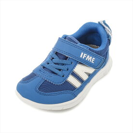 イフミー IFME 20-1807 キッズ靴 子供靴 靴 シューズ 3E相当 スニーカー 軽量 軽い 通園 通学 学校 反射材 反射板 ブルー