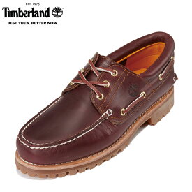 ティンバーランド Timberland TIMB 50009 メンズ靴 靴 シューズ 2E相当 カジュアルシューズ モカシン デッキシューズ Authentics 3 Eye Classic 人気 ブランド バーガンディ