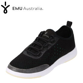 エミュー EMU W12497 レディース靴 靴 シューズ 2E相当 スニーカー ランニング ウォーキング 軽量 通気性 大きいサイズ対応 ブラック