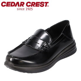 セダークレスト CEDAR CREST CC-1304 メンズ靴 靴 シューズ 3E相当 コインローファー 洗える ウォッシャブル 清潔 学生 通学 学校 オフィス 通勤 通学 ブラック