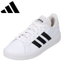 アディダス adidas GW9250 メンズ靴 靴 シューズ ローカットスニーカー GRANDCOURT BASE 2.0 M トレーニングシューズ スポーツ ランニング 運動 ブランド 人気 ホワイト×ブラック