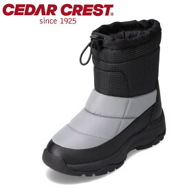 セダークレスト CEDAR CREST CC-9442W レディース靴 靴 シューズ 2E相当 ダウンブーツ ショートブーツ 防水 撥水 中綿 サスティナブル 軽量 軽い 滑りにくい 防滑 暖かい 冬靴 アウトドア キャンプ 雪 雨 グレー