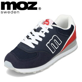 モズ スウェーデン MOZ sweden MOZ-102550 レディース靴 靴 シューズ 2E相当 ローカットスニーカー カジュアル ロゴ レトロ 歩きやすい おしゃれ かわいい 人気 ブランド ネイビー