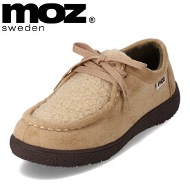 モズ スウェーデン MOZ sweden MOZ-326364 レディース靴 靴 シューズ 2E相当 チロリアンシューズ フラットシューズ ローカット モカシン カジュアルシューズ 歩きやすい マニッシュ メンズライク 人気 ブランド ベージュ
