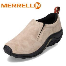 メレル MERRELL J60801NE メンズ靴 靴 シューズ アウトドアシューズ モックシューズ スリッポン 撥水 雨の日 晴雨兼用 衝撃吸収 軽量 クッション性 紐なし ブランド 人気 ベージュ
