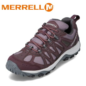 【全品P10倍！4日&5日20:00～4H限定】メレル MERRELL J036858 レディース靴 靴 シューズ 2E相当 ローカットスニーカー スポーツシューズ 防水 雨の日 晴雨兼用 アウトドア キャンプ 人気 ブランド バーガンディー