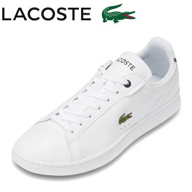 ラコステ LACOSTE 45SMA0110 メンズ靴 靴 シューズ 2E相当 スニーカー ローカットスニーカー シンプル スポーツ レザー コートタイプ 人気 ブランド ホワイト×ネイビー