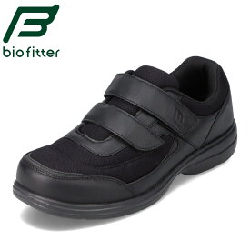 【全品P10倍！24日&25日20:00～4H限定】バイオフィッター Bio Fitter BF4403 メンズ靴 靴 シューズ 4E相当 ローカットスニーカー カジュアルシューズ 撥水 幅広 ゆったり 抗菌 防臭 反射材 履きやすい 紐なし ブラック