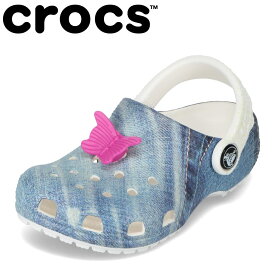 クロックス crocs 208302 キッズ靴 子供靴 靴 シューズ 2E相当 サンダル クロッグサンダル 軽量 クッション性 丸洗い 人気 ブランド ホワイト