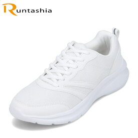 ランタシア RUNTASHIA RT-7134 レディース靴 靴 シューズ 3E相当 ランニングシューズ スポーツシューズ 軽量 軽い ローカットスニーカー 運動 ウォーキング ジョギング 屈曲性 ホワイト