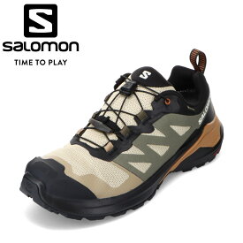 【楽天スーパーSALE★最大50％OFF】サロモン Salomon L47321300 メンズ靴 靴 シューズ 2E相当 スニーカー トレイルランシューズ トレランシューズ 防水 晴雨兼用 グリップ 快適 ローカットスニーカー 人気 ブランド カーキ