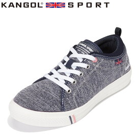 カンゴールスポーツ KANGOL SPORT KLS5313 レディース靴 靴 シューズ 2E相当 スニーカー 軽量 軽い ウォーキング スポーツ 運動 ローカットスニーカー カップインソール ネイビー