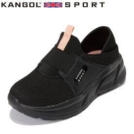 カンゴールスポーツ KANGOL SPORT KLH5456 レディース靴 靴 シューズ 2E相当 スニーカー スリッポン キックバック 2WAY ウォーキング スポーツ 運動 ローカットスニーカー アウトドア キャンプ ブラック