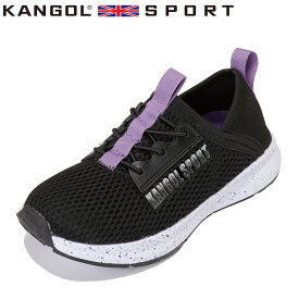 カンゴールスポーツ KANGOL SPORT KLH5390 レディース靴 靴 シューズ 2E相当 スニーカー スリッポン キックバック 2WAY ウォーキング スポーツ 運動 ローカットスニーカー カップインソール ブラック