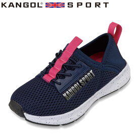 カンゴールスポーツ KANGOL SPORT KLH5390 レディース靴 靴 シューズ 2E相当 スニーカー スリッポン キックバック 2WAY ウォーキング スポーツ 運動 ローカットスニーカー カップインソール ネイビー