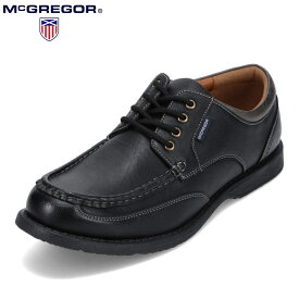 マックレガー McGREGOR MC9100 メンズ靴 靴 シューズ 3E相当 カジュアルシューズ アンティーク 防水 雨の日 晴雨兼用 ふかふか インソール ブラック