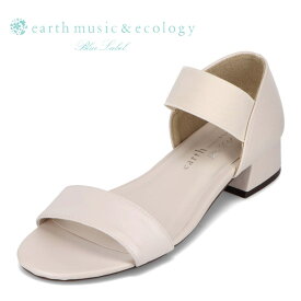 アースミュージックアンドエコロジー earth music&ecology EM-132 レディース靴 靴 シューズ 3E相当 サンダル シンプル ゴム アースカラー 人気 ブランド アイボリー