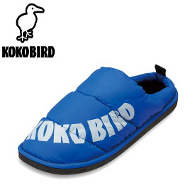 ココバード KOKO BIRD BMH1368 メンズ靴 靴 シューズ 2E相当 スリッパ サンダル ルームシューズ サボサンダル ふんわり ふわふわ ロゴ 人気 ブランド ネイビー