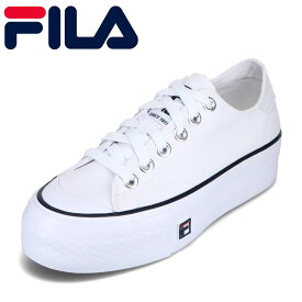 フィラ FILA 5CM01699125 レディース靴 靴 シューズ 2E相当 スニーカー キャンバススニーカー 厚底スニーカー ローカットスニーカー コートタイプ シンプル 人気 ブランド ホワイト