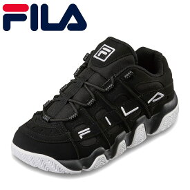 フィラ FILA USS23005-014M メンズ靴 靴 シューズ 2E相当 スニーカー バスケットシューズ F/BARRICADEXT97 ロゴ ローカットスニーカー 人気 ブランド ブラック