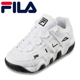 【楽天スーパーSALE★最大50％OFF】フィラ FILA USS23005-113 レディース靴 靴 シューズ 2E相当 スニーカー バスケットシューズ F/BARRICADEXT97 ロゴ ローカットスニーカー 人気 ブランド ホワイト