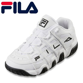 フィラ FILA USS23005-113M メンズ靴 靴 シューズ 2E相当 スニーカー バスケットシューズ F/BARRICADEXT97 ロゴ ローカットスニーカー 人気 ブランド ホワイト