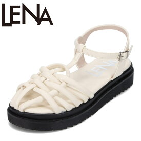 レナ Lena TS-28115 レディース靴 靴 シューズ 2E相当 サンダル ストラップサンダル トレンド モード シンプル 定番 人気 アイボリー