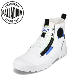 パラディウム PALLADIUM 77220 メンズ靴 靴 シューズ E相当 スニーカー ハイカットスニーカー ボリュームソール 厚底 トレンド スタイリッシュ おしゃれ 人気 ブランド ホワイト×ブルー