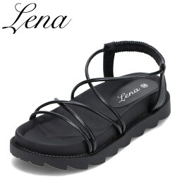 レナ Lena TS-153A レディース靴 靴 シューズ 2E相当 サンダル スポーツサンダル スポサン 厚底 ボリュームソール ストラップ フェミニン ブラック