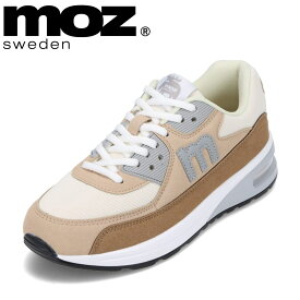 モズ スウェーデン MOZ sweden MOZ-920 レディース靴 靴 シューズ 2E相当 スニーカー ローカットスニーカー エアソール クッション おしゃれ 歩きやすい 人気 ブランド ベージュ