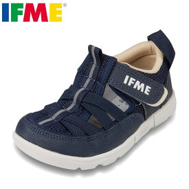 イフミー IFME 30-3415 キッズ靴 子供靴 靴 シューズ 3E相当 サンダル アクアシューズ 水陸両用 子供 男の子 速乾性 水抜きソール 人気 ブランド ネイビー