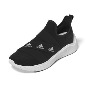 アディダス adidas ID4429 レディース靴 靴 シューズ スニーカー ランニングシューズ PUREMOTION ADAPT 伸縮性 サポート力 伸縮性 クッション性 ローカットスニーカー スポーツ 人気 ブランド ブラック×ホワイト