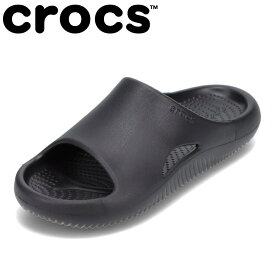 クロックス crocs 208392.M メンズ靴 靴 シューズ 3E相当 サンダル ルームシューズ メロウ リカバリー スライド クッション性 履きやすい 人気 ブランド ブラック