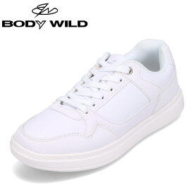 ボディワイルド BODY WILD BLS5593 レディース靴 靴 シューズ 3E相当 スニーカー 軽量 軽い スポーツ シンプル 人気 ブランド ホワイト