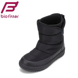 【全品P10倍！24日&25日20:00～4H限定】バイオフィッター スノースタイル Bio Fitter BF-7133 レディース靴 靴 シューズ 4E相当 ショートブーツ 防水ブーツ 軽量 軽い スノーブーツ レインブーツ ウィンターブーツ 抗菌 防臭 反射板 冬靴 雪 雨 ブラック