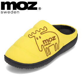 モズ スウェーデン MOZ sweden MOZ-8100 レディース靴 靴 シューズ 2E相当 スリッパ ルームシューズ サンダル ダウンスリッパ 防寒 冬 おしゃれ 人気 ブランド イエロー