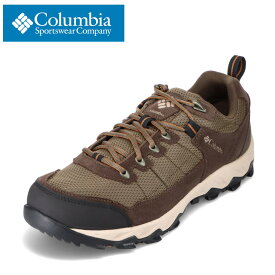 コロンビア columbia YI0740 メンズ靴 靴 シューズ 3E相当 スニーカー ハイキングシューズ バレーポイント ワイド 限定 防水 雨 キャンプ ブラウン