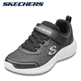 スケッチャーズ SKECHERS 303528L キッズ靴 子供靴 靴 シューズ 3E相当 スニーカー キッズシューズ 運動靴 通学 メッシュ クッション性 軽量 ストレッチ 洗濯機洗い可能 人気 ブランド ブラック