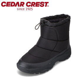 セダークレスト CEDAR CREST CC-9462 メンズ靴 靴 シューズ 2E相当 スノーブーツ 防水ブーツ アイスグリップ 防滑 中綿 防寒 暖かい 雨 雪 冬 レインブーツ ブラック