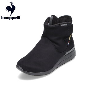 ルコックスポルティフ le coq sportif QL3WJD88BK レディース靴 靴 シューズ 3E相当 ブーツ ウィンターブーツ レインブーツ LCS デュアン II 防滑 軽量 ファー スエード フェミニン ブラック