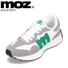 モズ スウェーデン MOZ sweden MOZ-9024 レディース靴 靴 シューズ 2E相当 スニーカー 厚底 ローカットスニーカー ロゴ トレンド 人気 ブランド グリーン