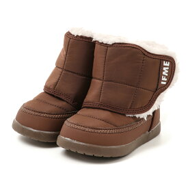 イフミー IFME 30-3908 ベビー靴 靴 シューズ 3E相当 ブーツ スノーブーツ 防寒ブーツ キッズブーツ ボア 暖かい 男の子 女の子 シンプル プレゼント ギフト 人気 ブランド ブラウン